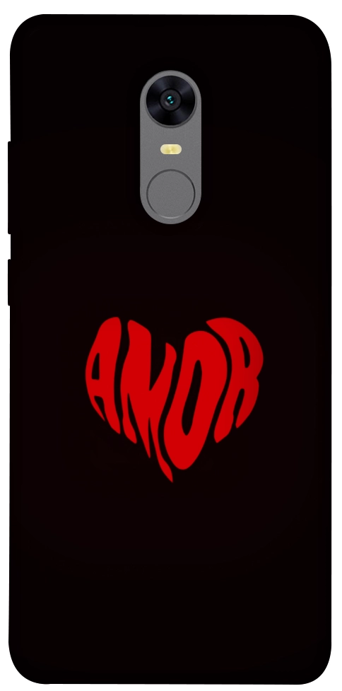 Чехол Amor heart для Xiaomi Redmi Note 5 (Single Camera)