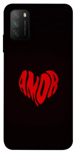 Чехол Amor heart для Xiaomi Poco M3