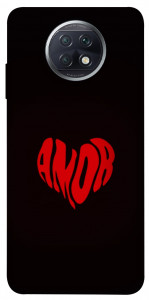 Чехол Amor heart для Xiaomi Redmi Note 9 5G