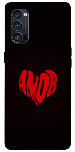 Чохол Amor heart для Oppo Reno 4 Pro 5G