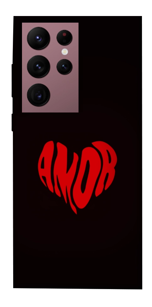 Чехол Amor heart для Galaxy S22 Ultra