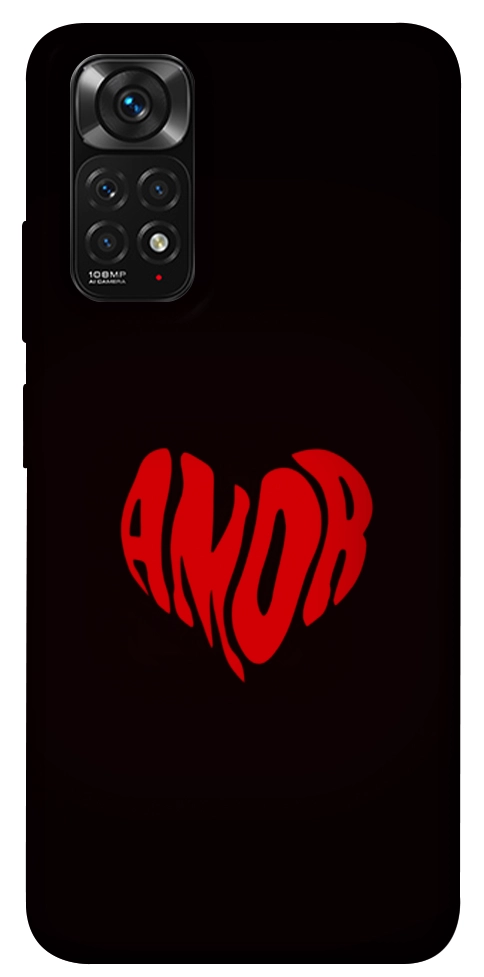 Чехол Amor heart для Xiaomi Redmi Note 11 (Global)