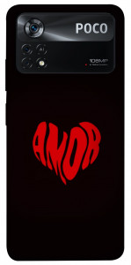 Чохол Amor heart для Xiaomi Poco X4 Pro