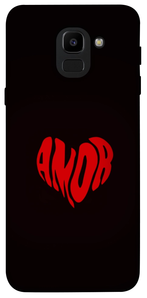 Чехол Amor heart для Galaxy J6 (2018)