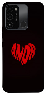 Чохол Amor heart для TECNO Spark 8C