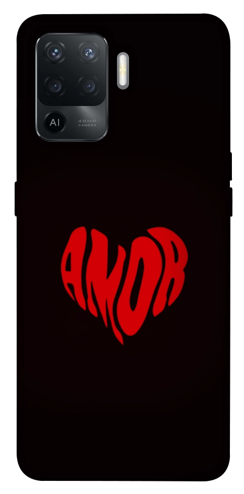 Чехол Amor heart для Oppo Reno 5 Lite