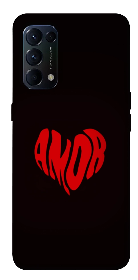 Чехол Amor heart для Oppo Reno 5 4G