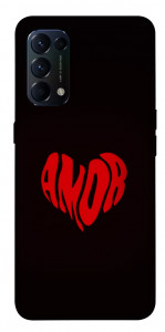 Чехол Amor heart для Oppo Reno 5 4G