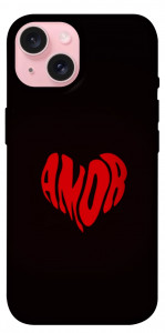 Чехол Amor heart для iPhone 15
