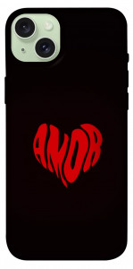 Чехол Amor heart для iPhone 15 Plus