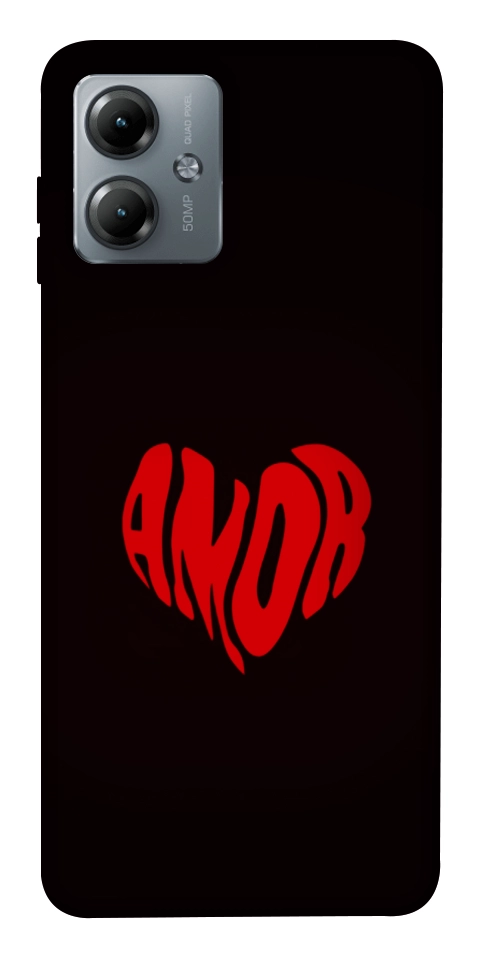 Чехол Amor heart для Motorola Moto G14