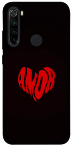 Чохол Amor heart для Xiaomi Redmi Note 8 2021
