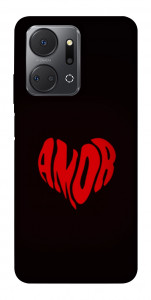 Чехол Amor heart для Huawei Honor X7a