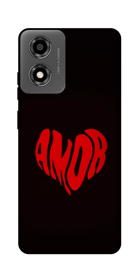 Чехол Amor heart для Motorola Moto E14