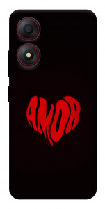 Чохол Amor heart для ZTE Blade A34 4G