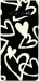 Чехол Black and white hearts для Galaxy S10 Plus (2019)