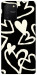 Чехол Black and white hearts для Galaxy S10 Lite (2020)