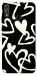 Чехол Black and white hearts для Huawei Honor 8X
