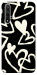 Чехол Black and white hearts для Huawei Honor 20