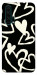Чохол Black and white hearts для Huawei Honor 20 Pro