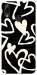 Чехол Black and white hearts для Huawei P Smart (2019)