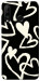 Чохол Black and white hearts для Huawei P30 Lite