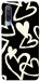 Чехол Black and white hearts для Xiaomi Mi 9