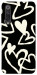 Чехол Black and white hearts для Xiaomi Mi 9 SE