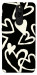 Чехол Black and white hearts для Xiaomi Redmi 8