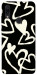 Чехол Black and white hearts для Xiaomi Redmi Note 7