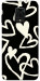 Чехол Black and white hearts для Xiaomi Redmi Note 9 Pro