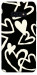 Чохол Black and white hearts для Galaxy S10e