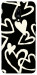 Чехол Black and white hearts для OnePlus 7
