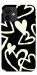 Чехол Black and white hearts для iPhone 12 mini
