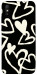 Чехол Black and white hearts для Xiaomi Redmi 9A