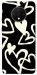 Чехол Black and white hearts для OnePlus 7T
