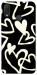 Чехол Black and white hearts для Huawei Nova 3i