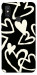 Чехол Black and white hearts для Xiaomi Mi 8
