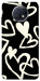 Чехол Black and white hearts для Xiaomi Redmi Note 9T