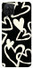 Чехол Black and white hearts для Galaxy A12