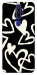 Чехол Black and white hearts для Oppo A9 (2020)