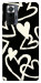 Чехол Black and white hearts для Xiaomi Redmi Note 10 Pro