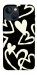 Чехол Black and white hearts для iPhone 13 mini