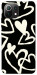 Чехол Black and white hearts для Xiaomi Mi 11 Lite
