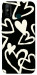 Чехол Black and white hearts для TECNO Spark 6 Go