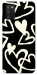 Чохол Black and white hearts для Galaxy A03s