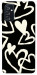 Чехол Black and white hearts для Galaxy M52
