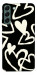 Чохол Black and white hearts для Galaxy S22+