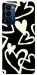 Чехол Black and white hearts для TECNO Camon 18