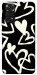 Чехол Black and white hearts для Xiaomi Redmi Note 11 (Global)